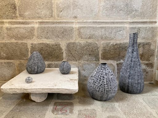 Pots raku - Pascale Bertrand