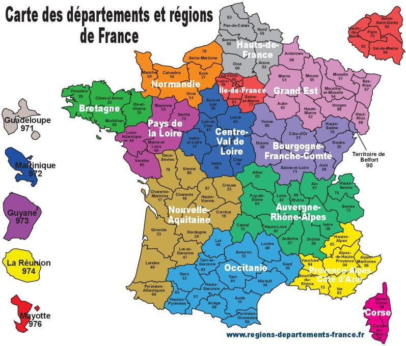 France (Régions et Départements)